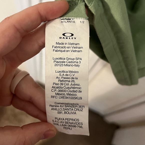 Oakley Embroidered Relaxed Fit SoHo SL Tshirt in New Jade - Picture 8 of 11